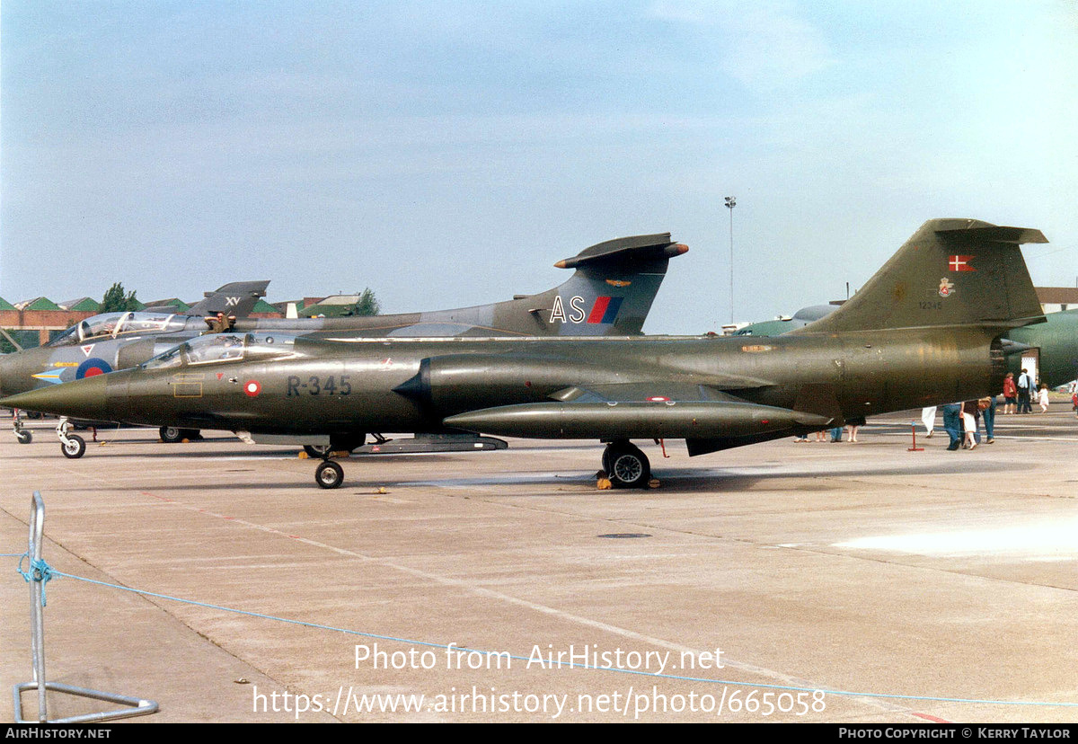 Aircraft Photo of R-345 | Lockheed F-104G Starfighter | Denmark - Air Force | AirHistory.net #665058