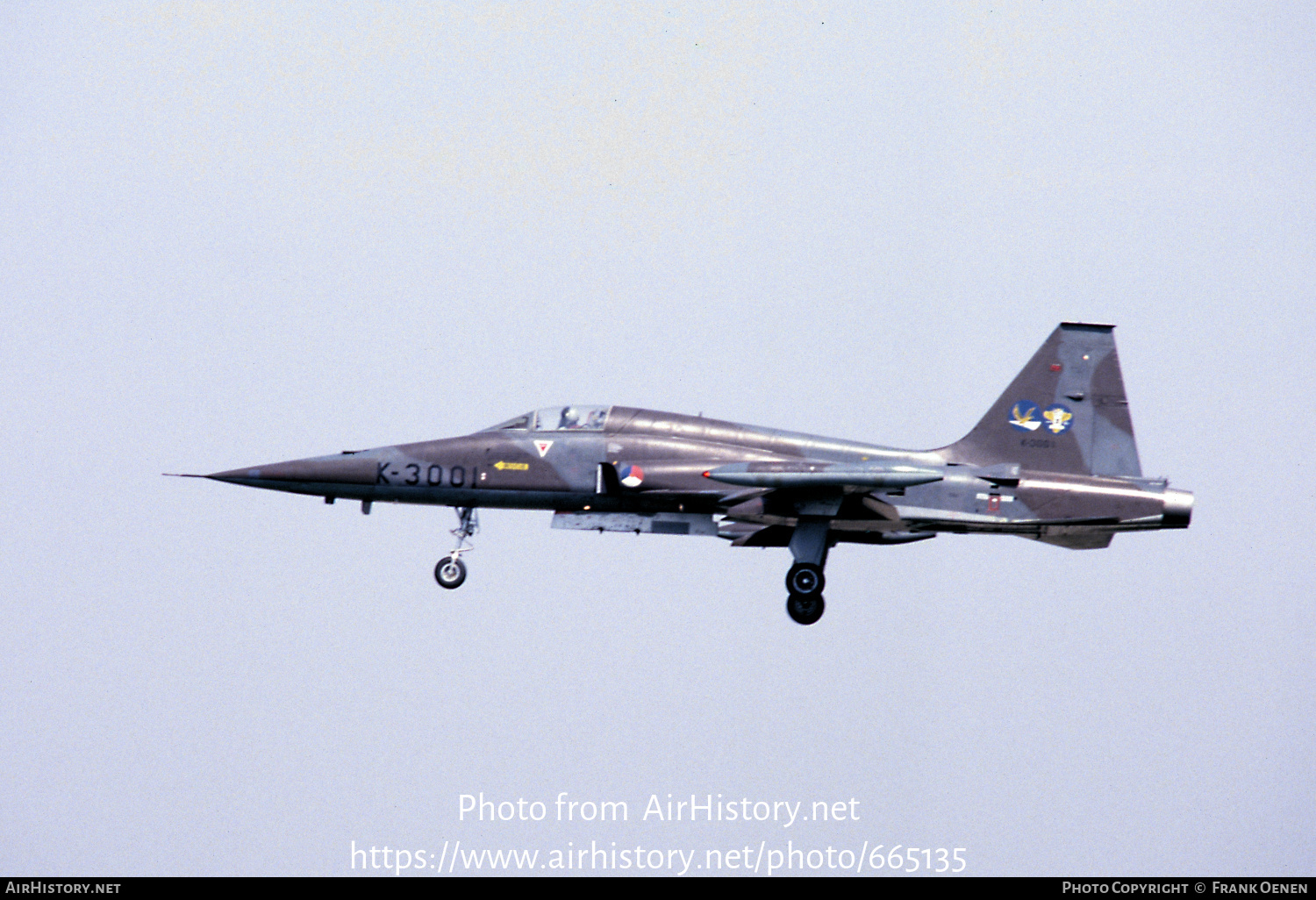 Aircraft Photo of K-3001 | Canadair NF-5A | Netherlands - Air Force | AirHistory.net #665135