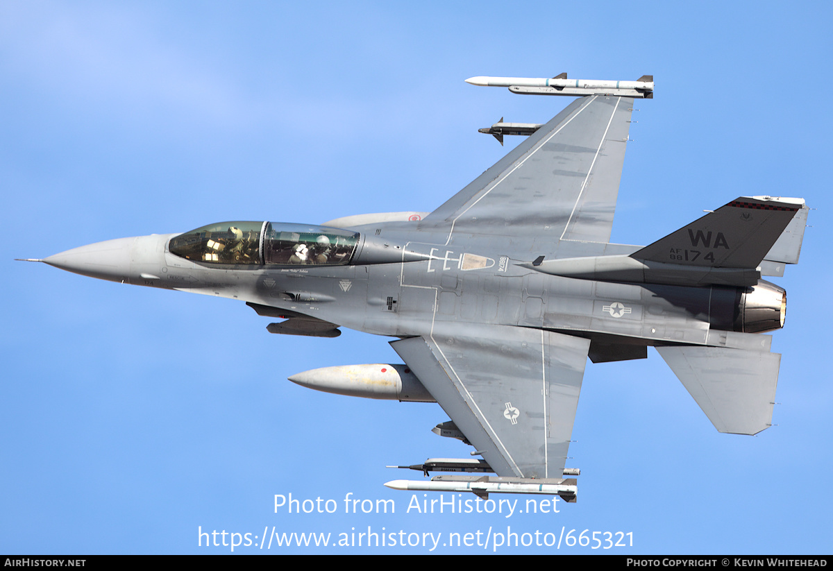 Aircraft Photo of 88-0174 / AF88-174 | General Dynamics F-16DM Fighting Falcon | USA - Air Force | AirHistory.net #665321