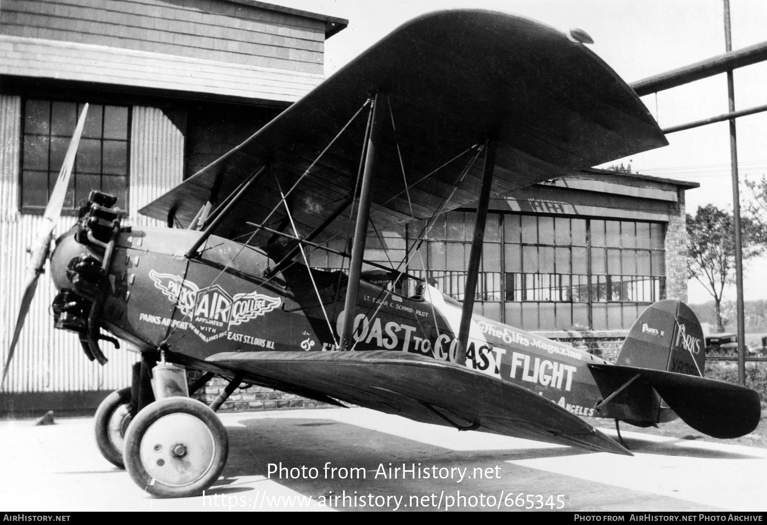 Aircraft Photo of NX8386 / X8386 | Parks P-2 | Parks Air College | AirHistory.net #665345