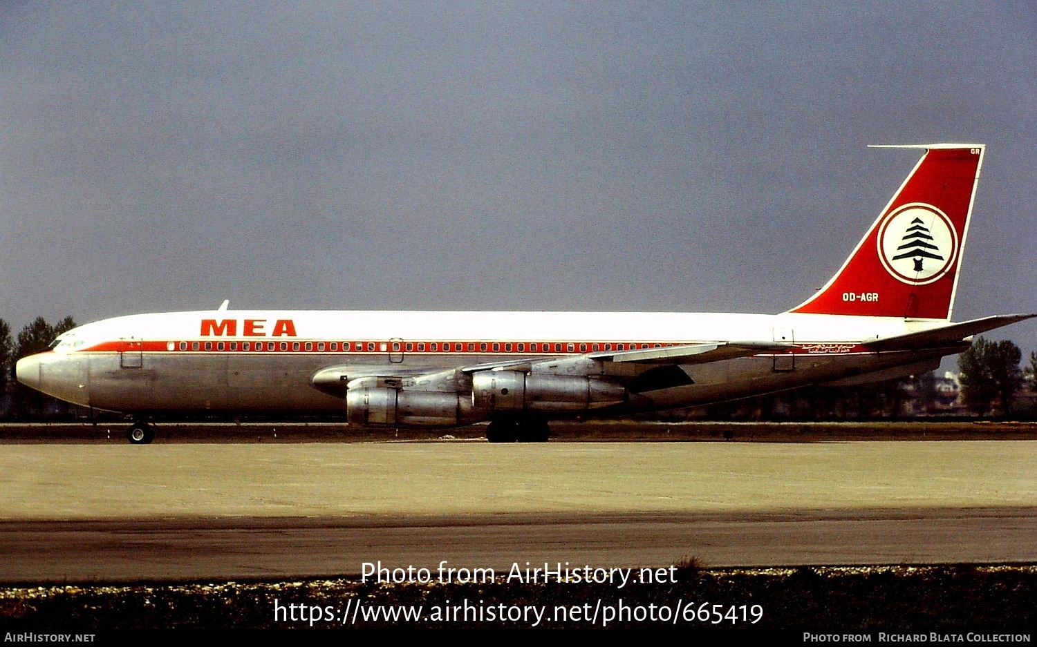 Aircraft Photo of OD-AGR | Boeing 720-047B | MEA - Middle East Airlines | AirHistory.net #665419