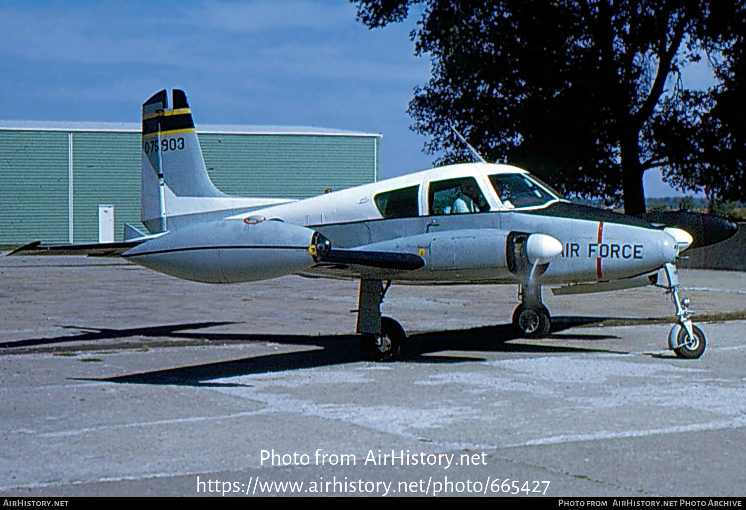 Aircraft Photo of 57-5903 / 0-75903 | Cessna U-3A Blue Canoe (310A/L-27A) | USA - Air Force | AirHistory.net #665427