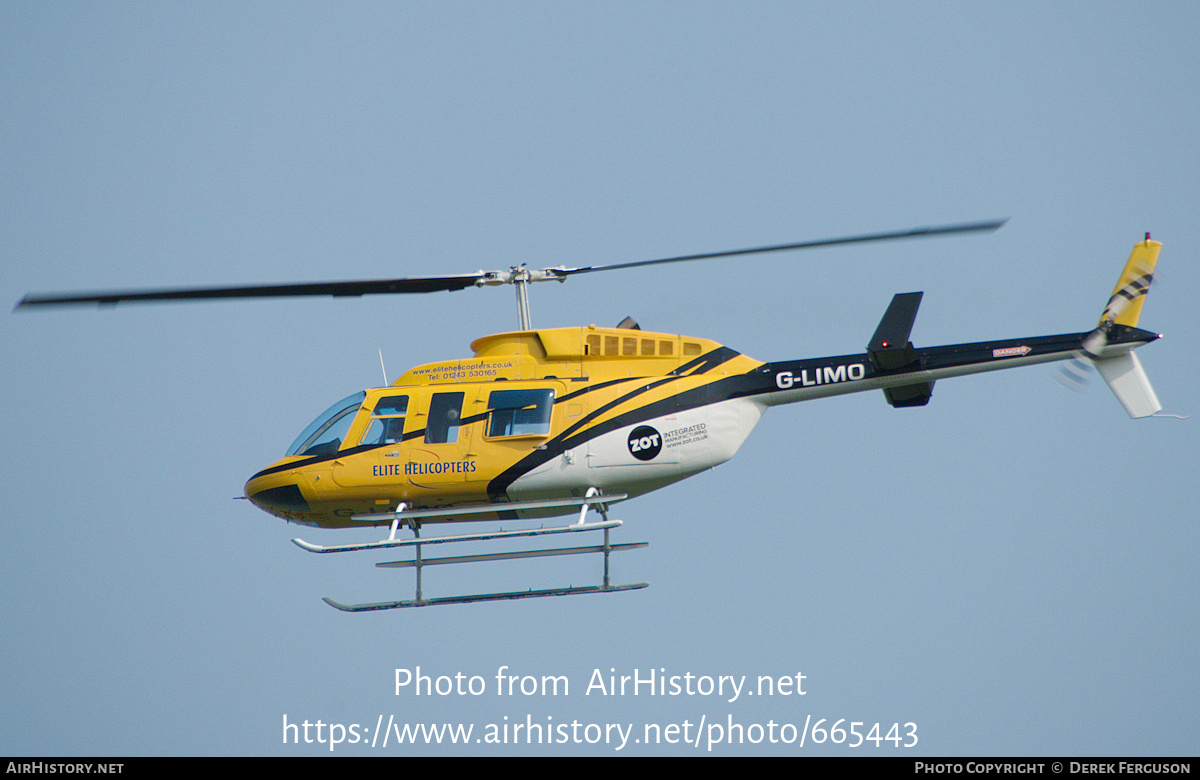 Aircraft Photo of G-LIMO | Bell 206L-1 LongRanger II | Elite Helicopters | AirHistory.net #665443