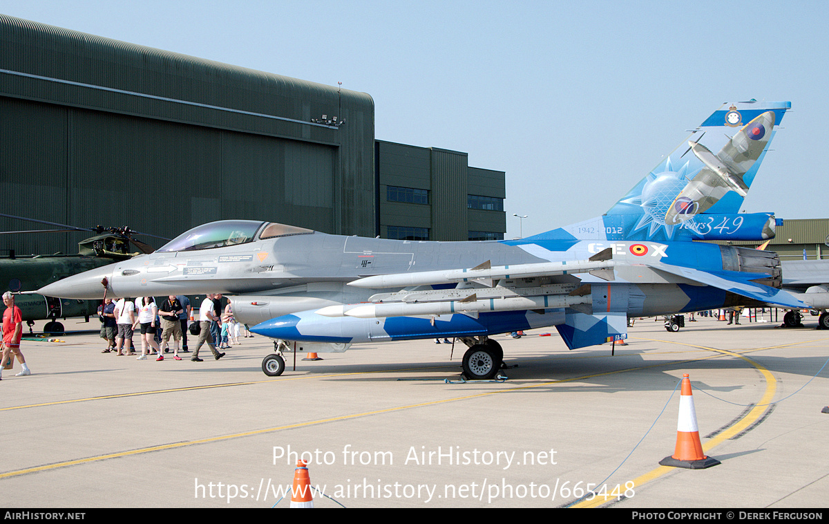 Aircraft Photo of FA-110 | General Dynamics F-16AM Fighting Falcon | Belgium - Air Force | AirHistory.net #665448