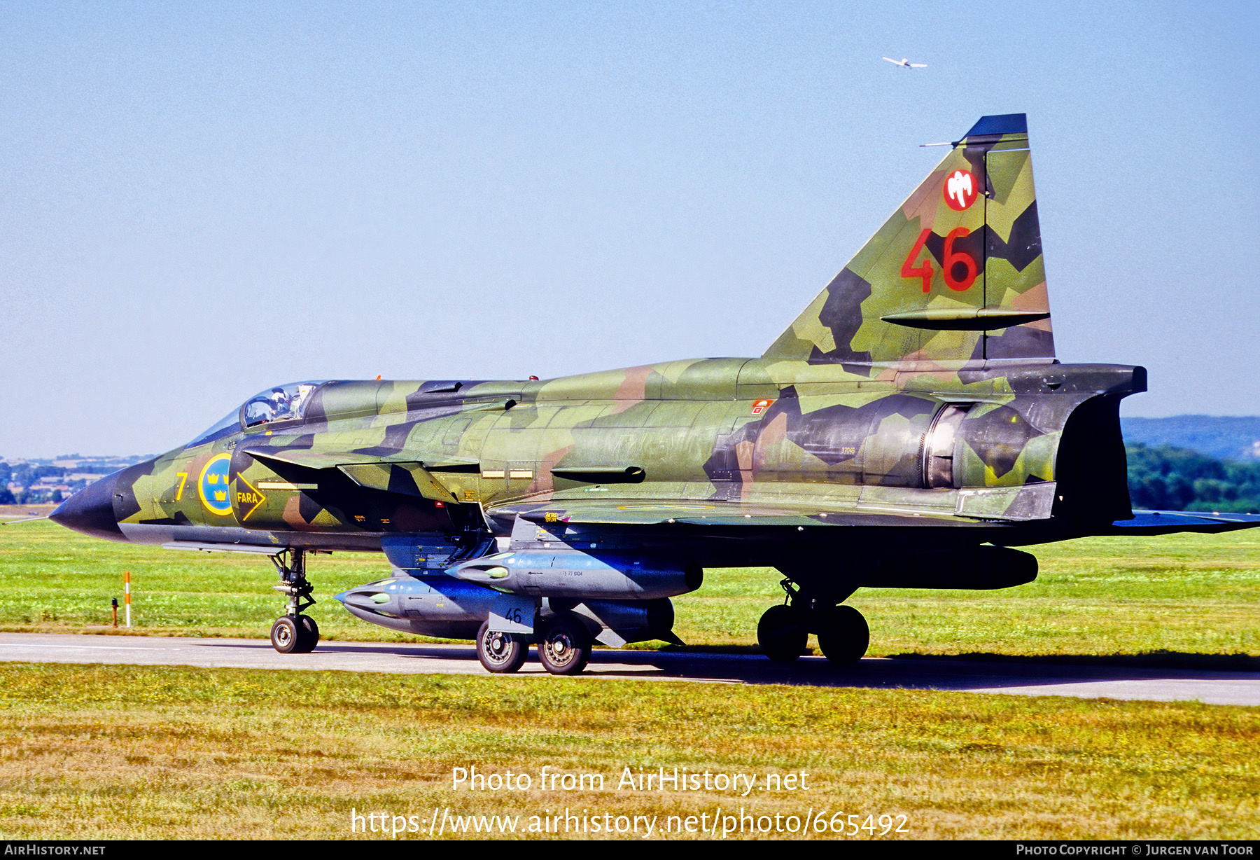 Aircraft Photo of 37046 | Saab AJ37 Viggen | Sweden - Air Force | AirHistory.net #665492