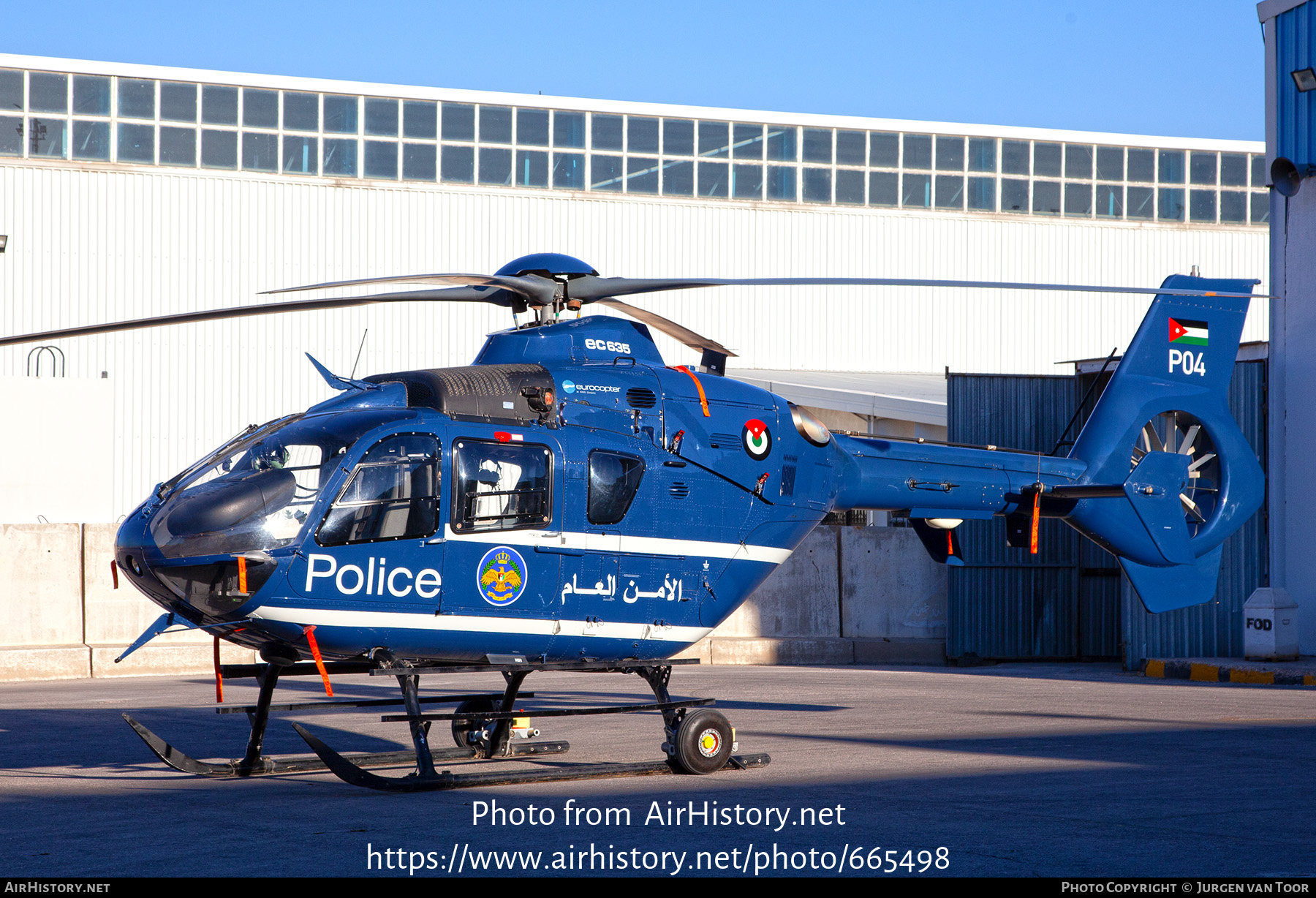 Aircraft Photo of P04 | Eurocopter EC-635T-2+ | Jordan - Police | AirHistory.net #665498