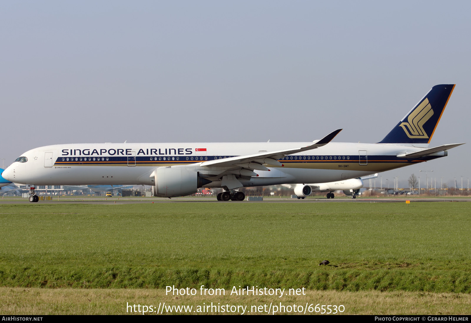 Aircraft Photo of 9V-SMT | Airbus A350-941 | Singapore Airlines | AirHistory.net #665530