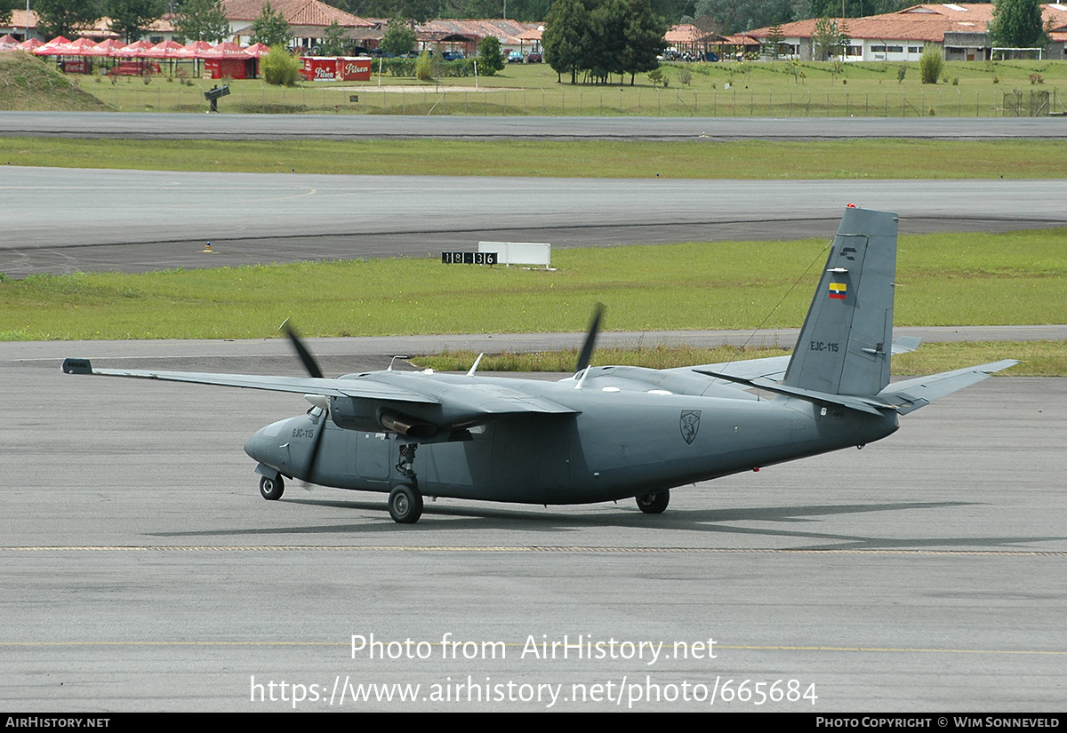 Aircraft Photo of EJC-115 | Gulfstream Aerospace 695A Commander 1200 | Colombia - Army | AirHistory.net #665684