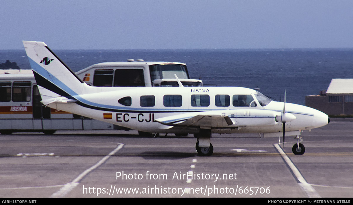 Aircraft Photo of EC-CJL | Piper PA-31-350 Navajo Chieftain | Naysa - Navegación y Servicios Aéreos Canarios | AirHistory.net #665706