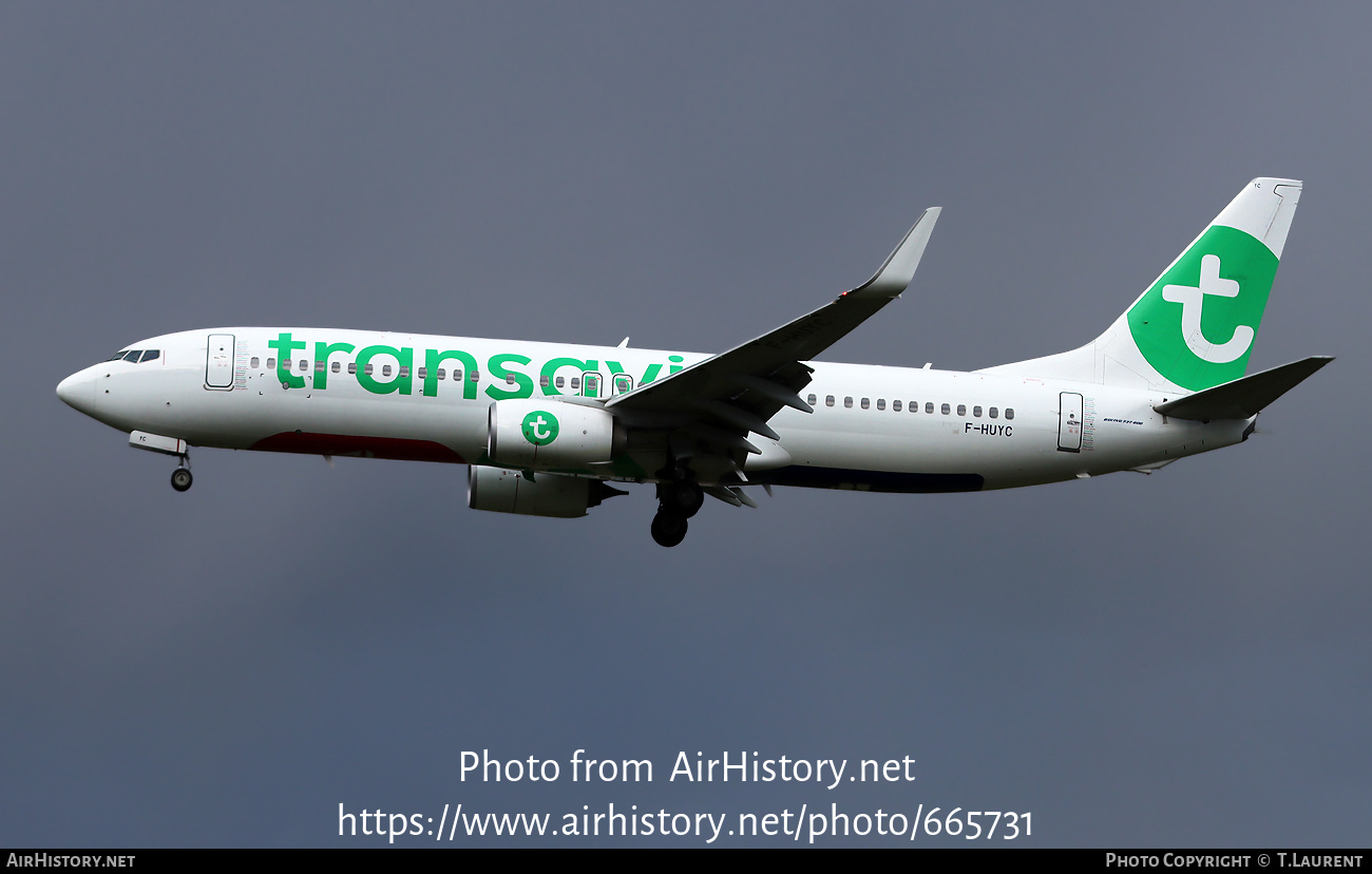 Aircraft Photo of F-HUYC | Boeing 737-8JP | Transavia | AirHistory.net #665731