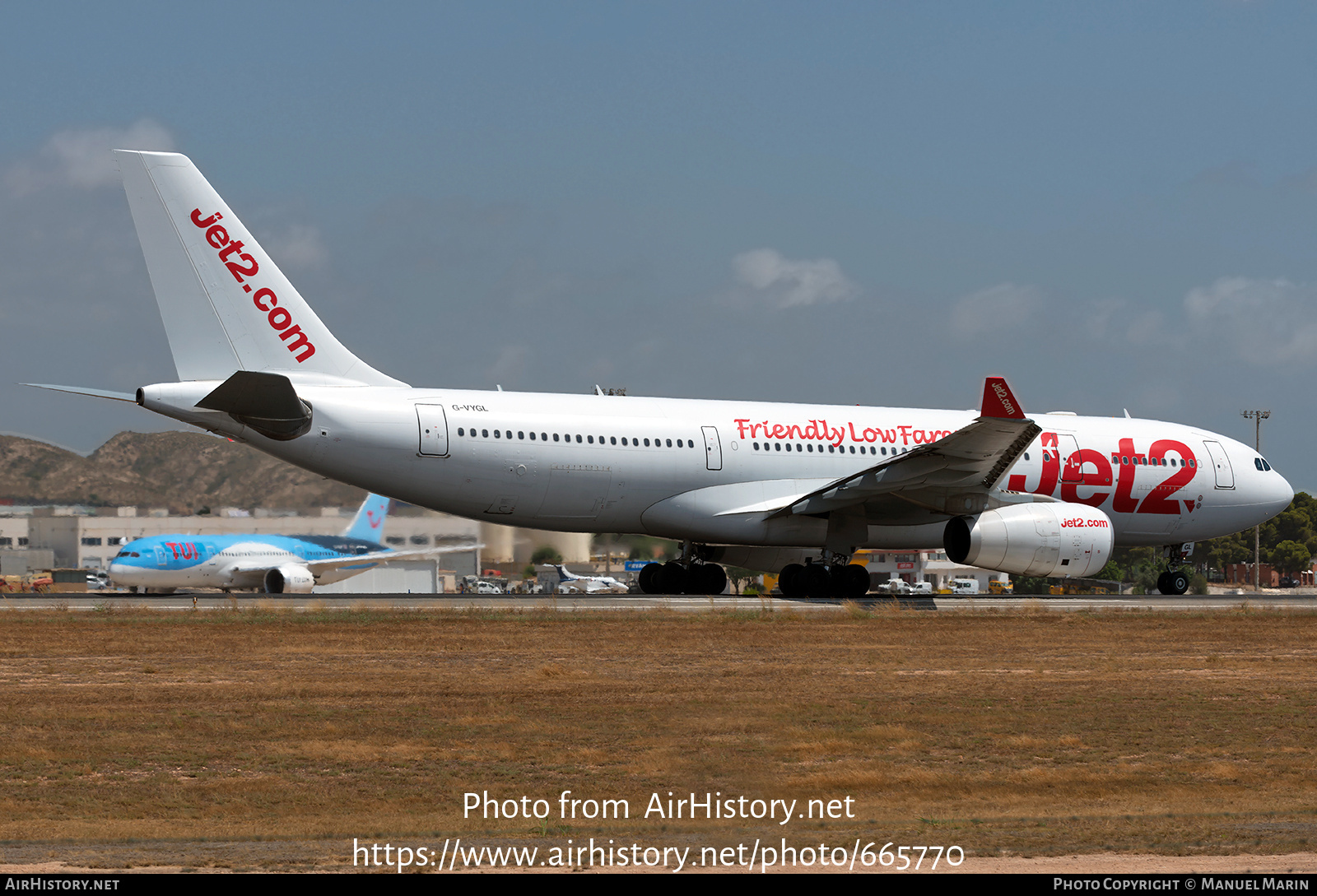 Aircraft Photo of G-VYGL | Airbus A330-243 | Jet2 | AirHistory.net #665770