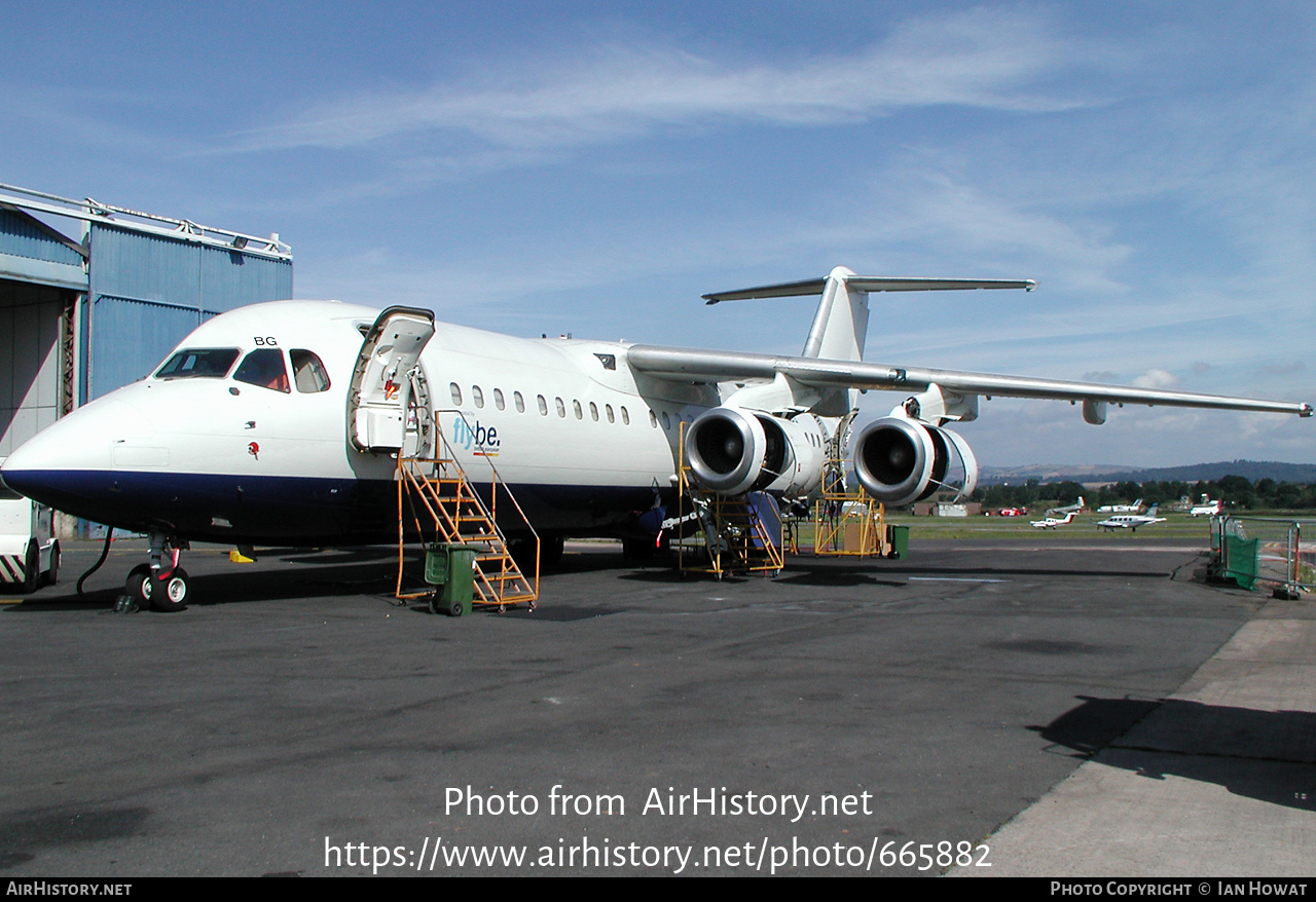 Aircraft Photo of G-JEBG | British Aerospace BAe-146-300 | Flybe - British European | AirHistory.net #665882