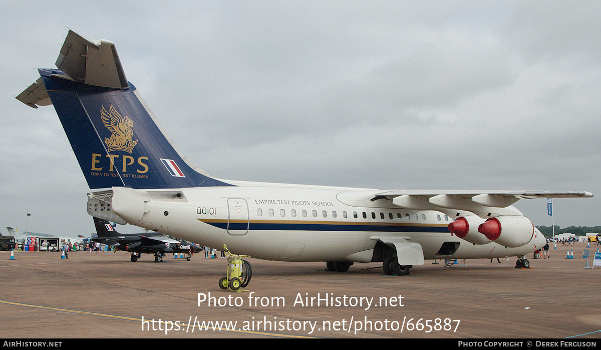 Aircraft Photo of QQ101 | BAE Systems Avro 146-RJ100 | UK - Air Force | AirHistory.net #665887