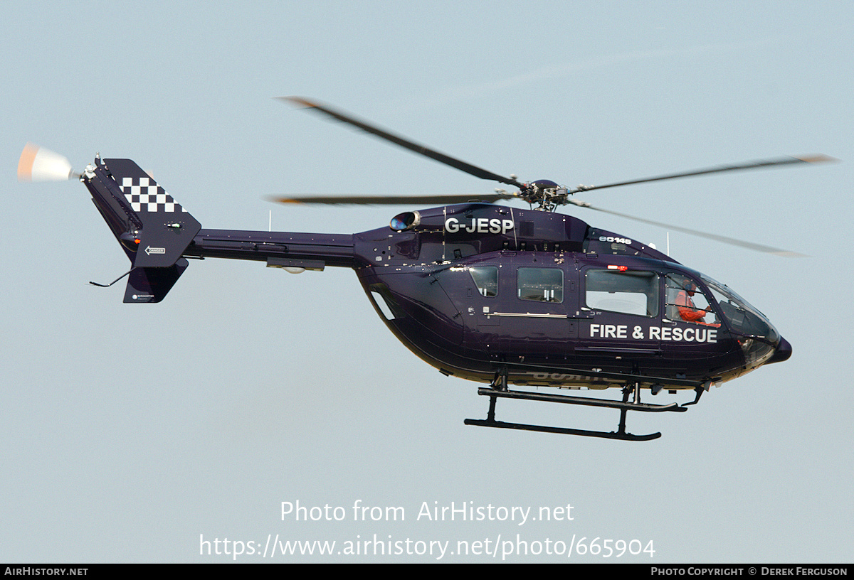 Aircraft Photo of G-JESP | Eurocopter-Kawasaki EC-145 (BK-117C-2) | AirHistory.net #665904