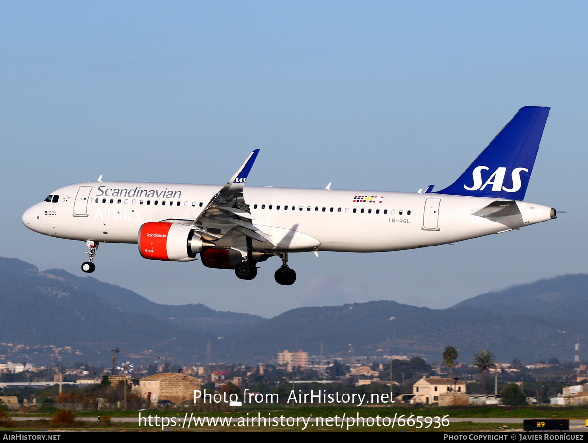 Aircraft Photo of LN-RGL | Airbus A320-251N | Scandinavian Airlines - SAS | AirHistory.net #665936