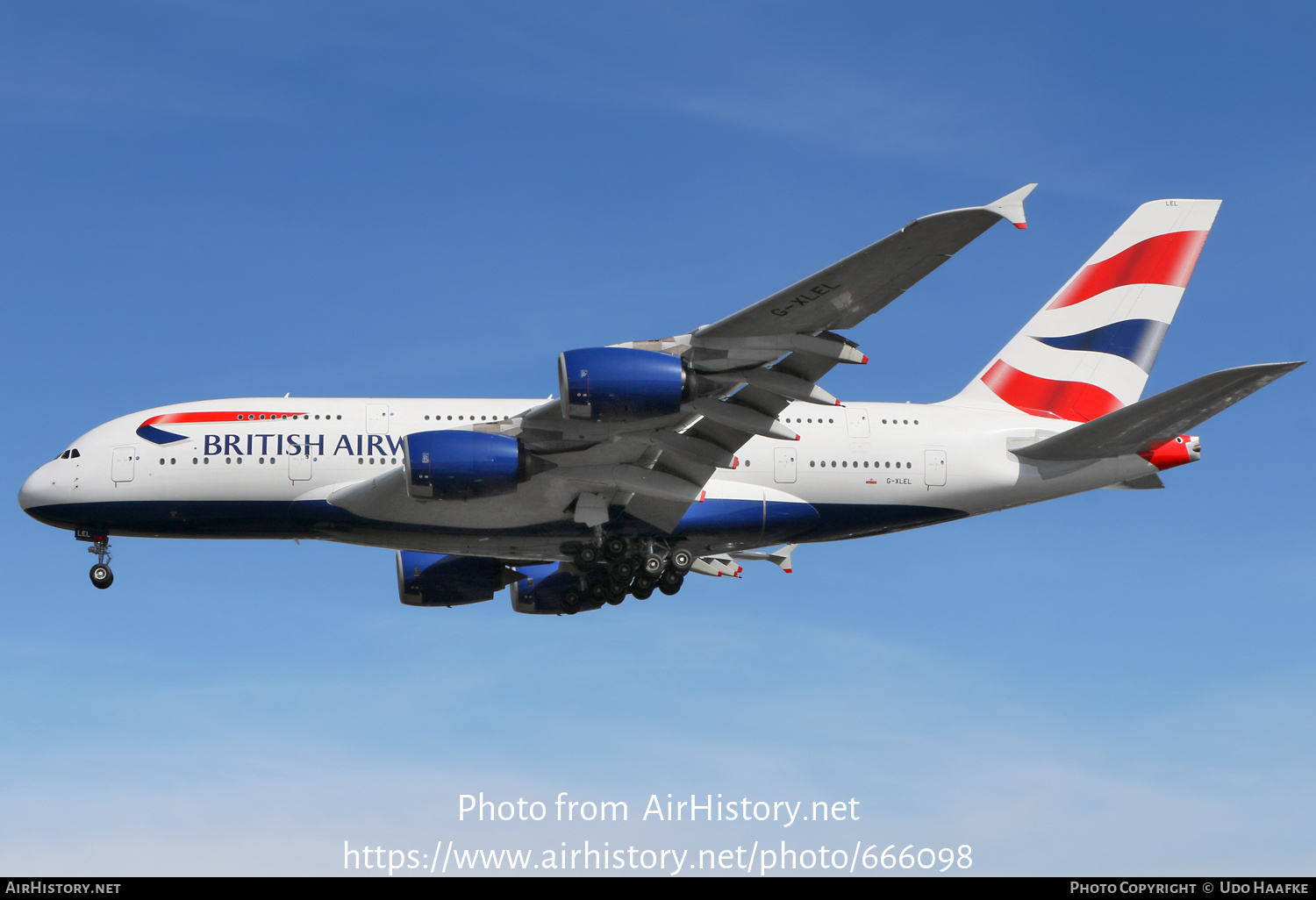 Aircraft Photo of G-XLEL | Airbus A380-841 | British Airways | AirHistory.net #666098