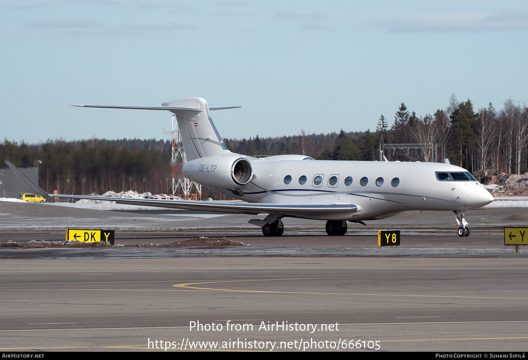 Aircraft Photo of OE-LTP | Gulfstream Aerospace G650ER (G-VI) | AirHistory.net #666105