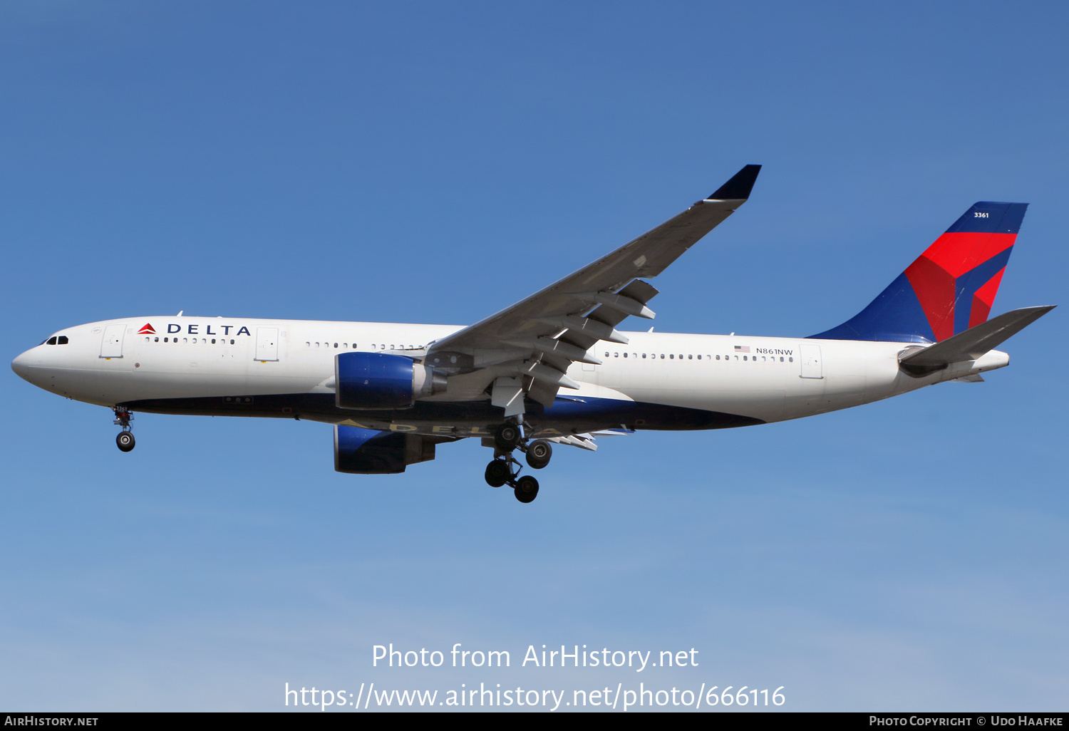 Aircraft Photo of N861NW | Airbus A330-223 | Delta Air Lines | AirHistory.net #666116