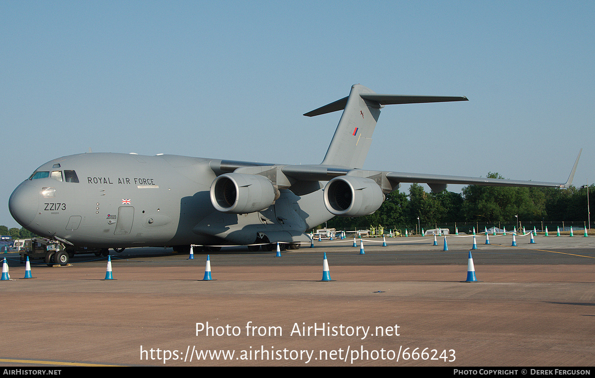 Aircraft Photo of ZZ173 | Boeing C-17A Globemaster III | UK - Air Force | AirHistory.net #666243