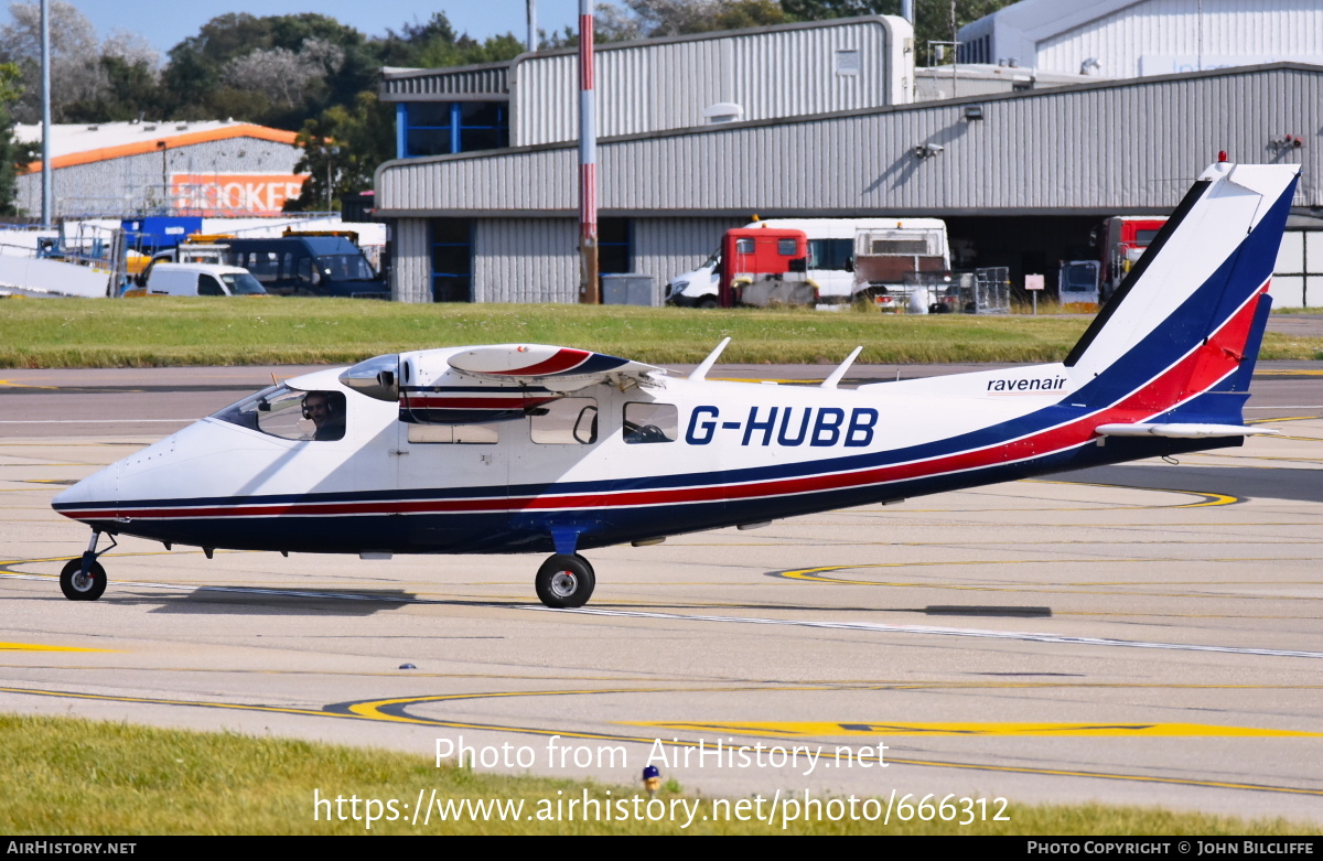 Aircraft Photo of G-HUBB | Partenavia P-68B Victor | Ravenair | AirHistory.net #666312