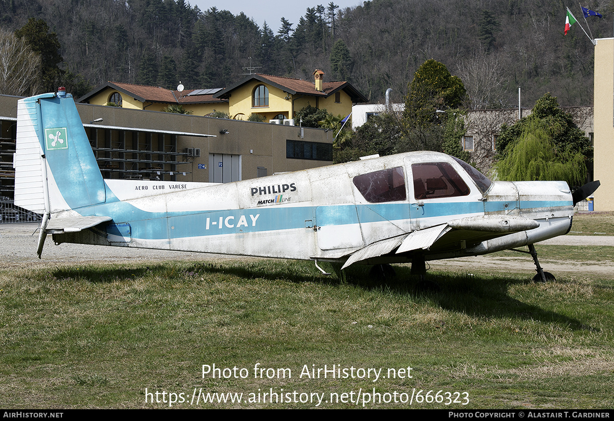 Aircraft Photo of I-ICAY | SIAI-Marchetti S-205-20R | Aero Club Varese | AirHistory.net #666323