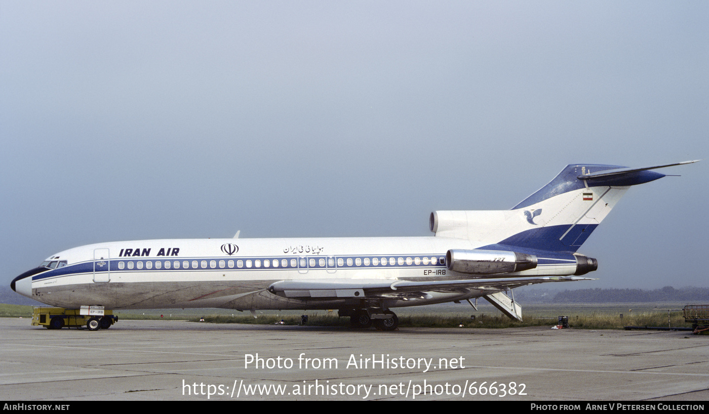 Aircraft Photo of EP-IRB | Boeing 727-86 | Iran Air | AirHistory.net ...