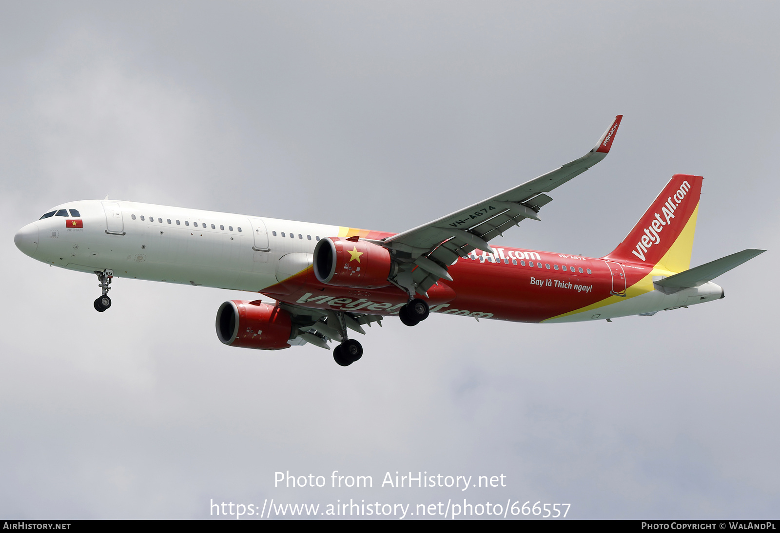 Aircraft Photo of VN-A674 | Airbus A321-271N | VietJet Air | AirHistory.net #666557