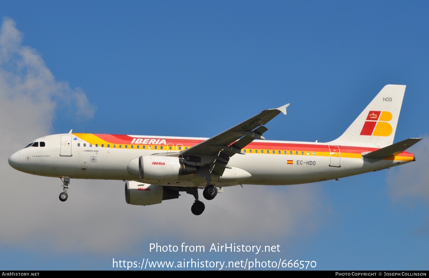 Aircraft Photo of EC-HDO | Airbus A320-214 | Iberia | AirHistory.net #666570