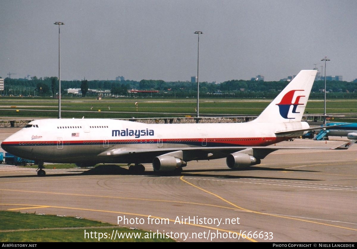 Aircraft Photo of 9M-MPJ | Boeing 747-4H6 | Malaysia Airlines | AirHistory.net #666633