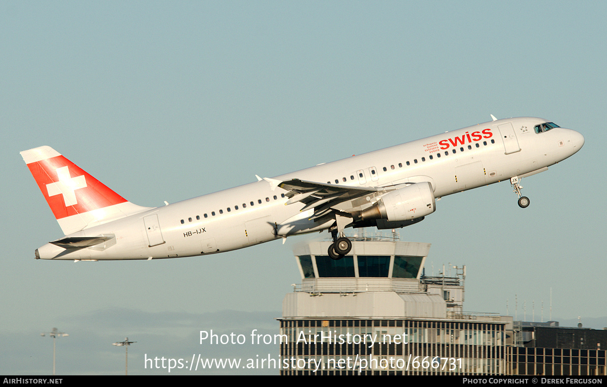 Aircraft Photo of HB-IJX | Airbus A320-214 | Swiss International Air Lines | AirHistory.net #666731