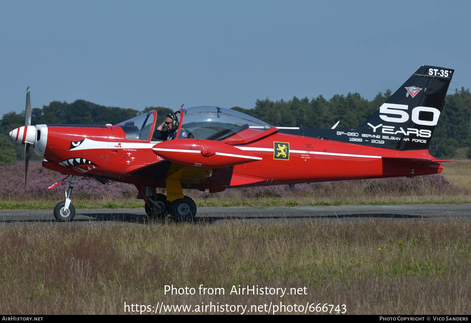 Aircraft Photo of ST-35 | SIAI-Marchetti SF-260M | Belgium - Air Force | AirHistory.net #666743