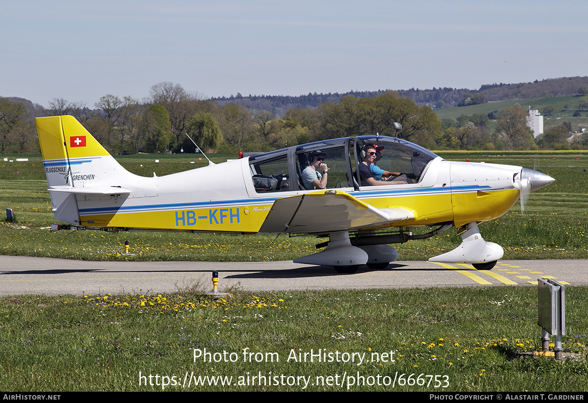 Aircraft Photo of HB-KFH | Robin DR-400-200R Remo 200 | Flugschule Grenchen | AirHistory.net #666753