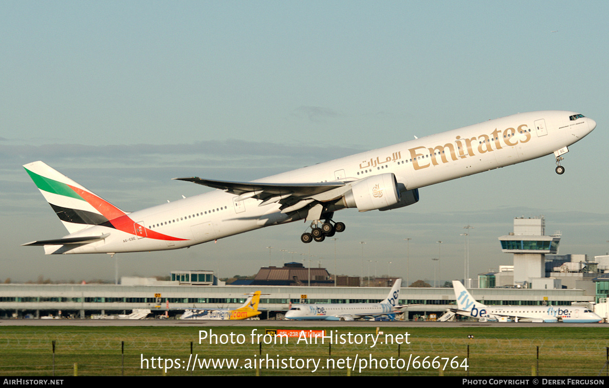 Aircraft Photo of A6-EBE | Boeing 777-36N/ER | Emirates | AirHistory.net #666764