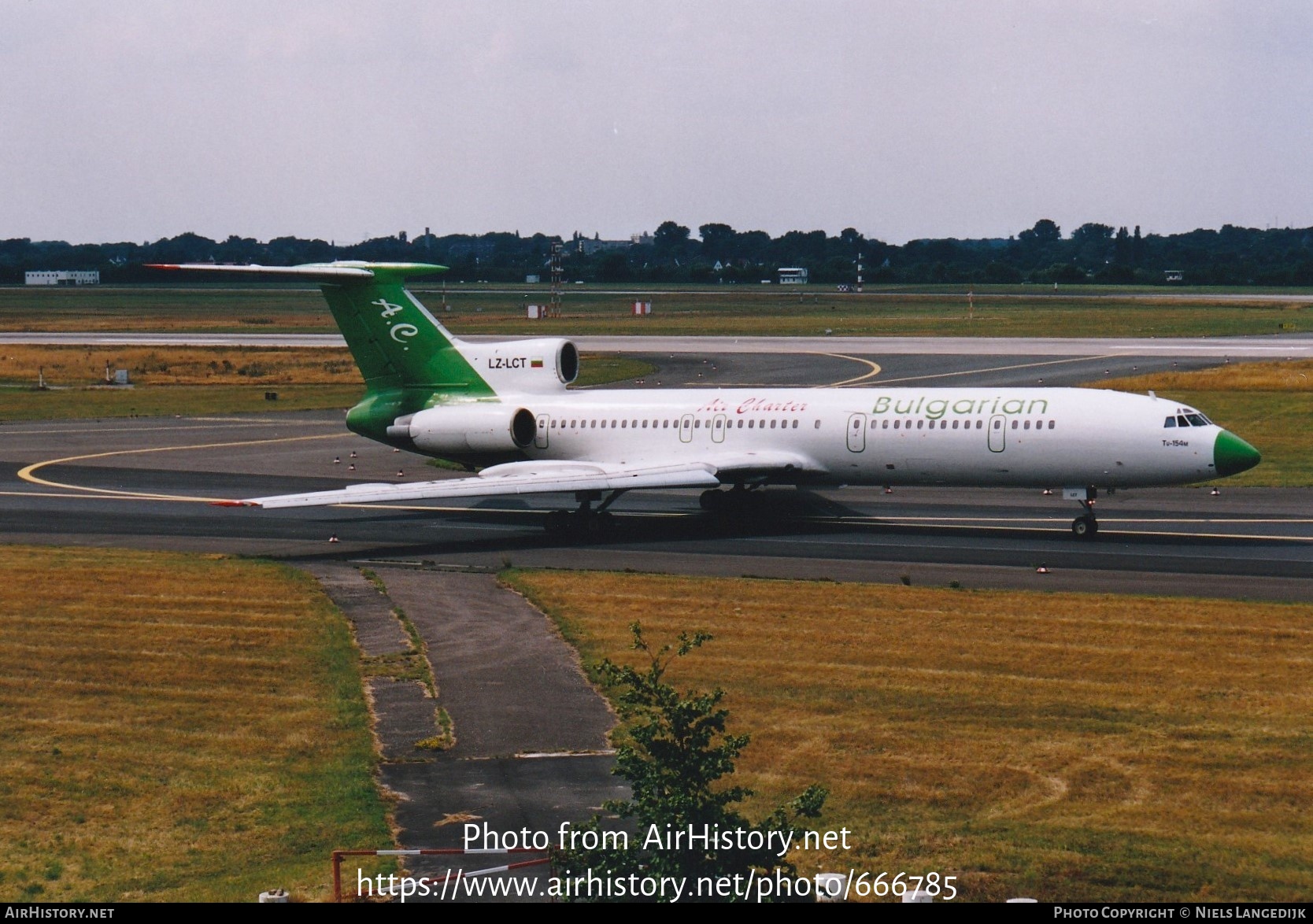 Aircraft Photo of LZ-LCT | Tupolev Tu-154M | Bulgarian Air Charter | AirHistory.net #666785