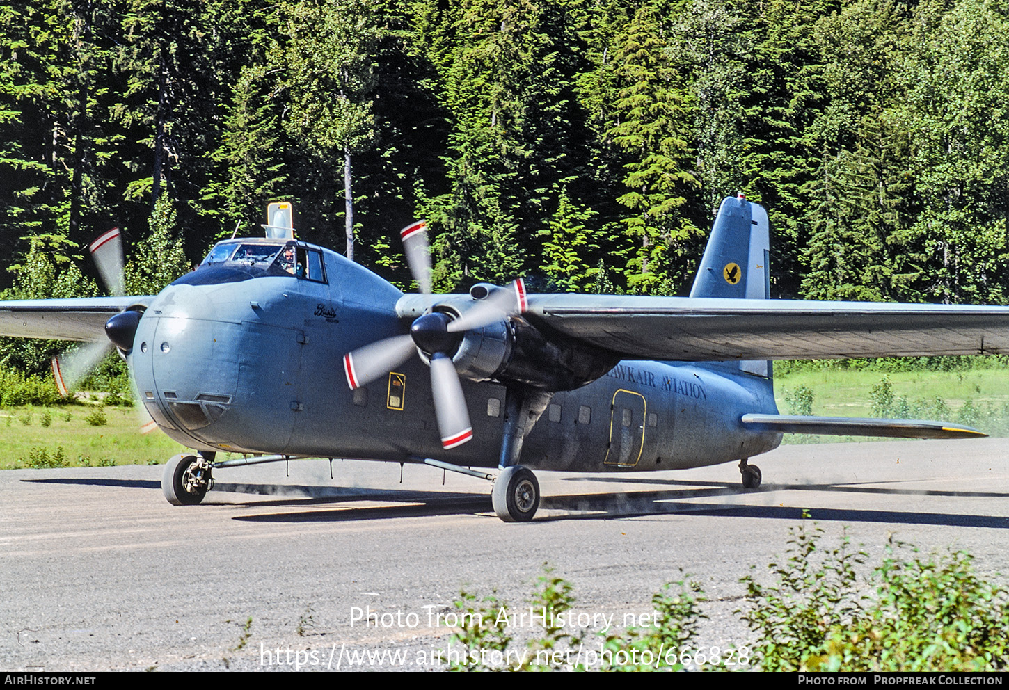 Aircraft Photo of C-GYQS | Bristol 170 Freighter Mk31M | Hawkair Aviation Services | AirHistory.net #666828