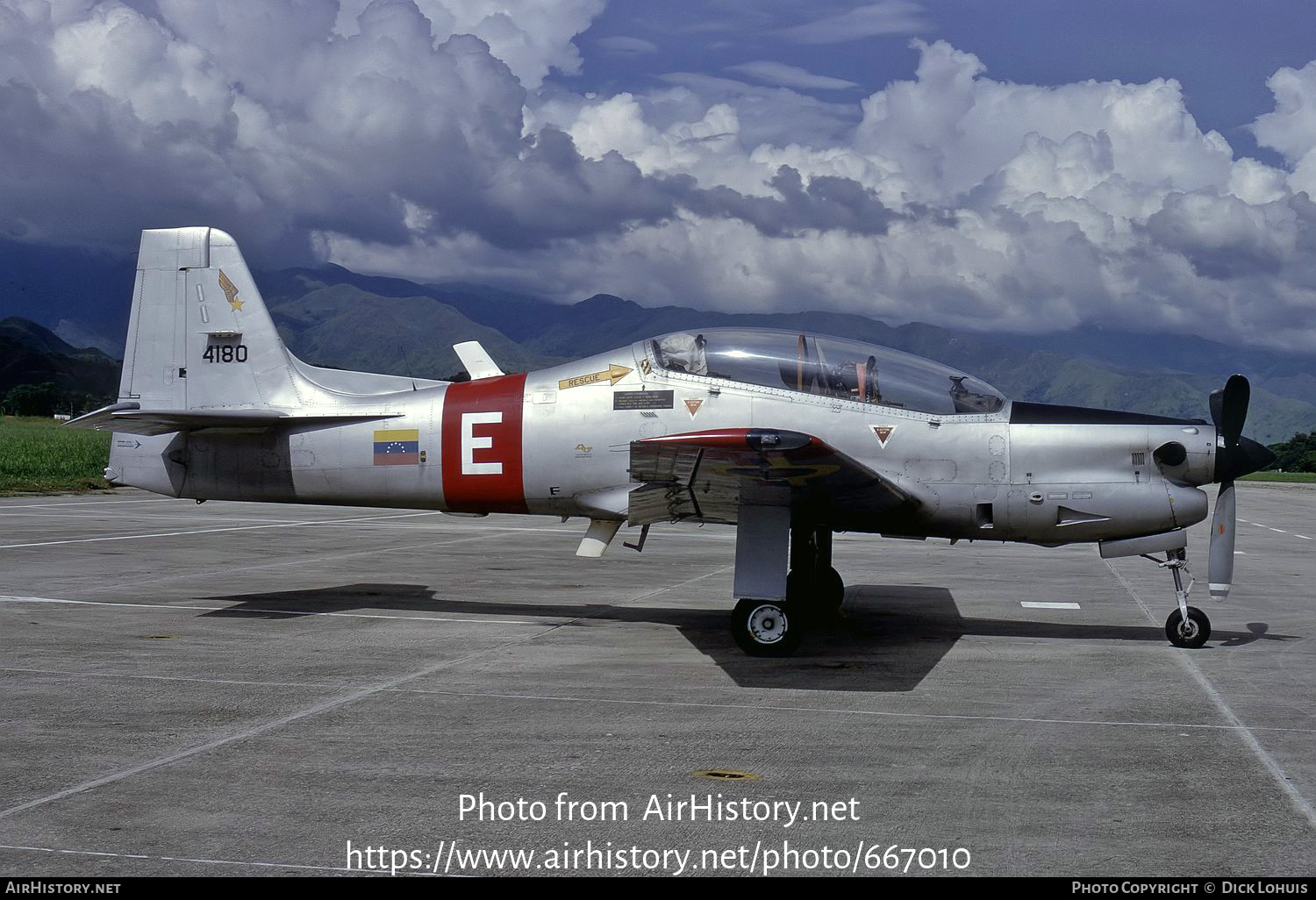 Aircraft Photo of 4180 | Embraer T-27 Tucano | Venezuela - Air Force | AirHistory.net #667010