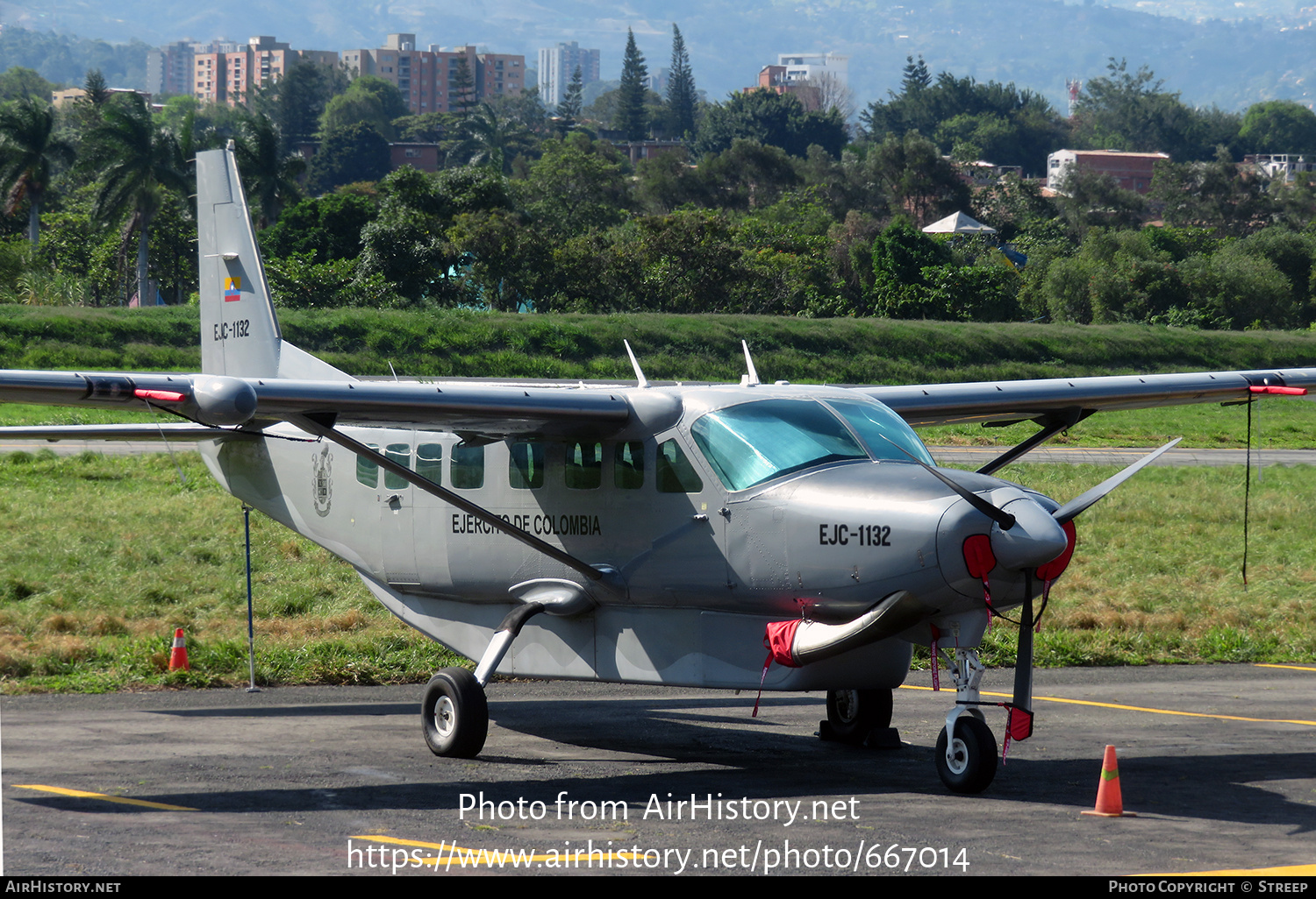 Aircraft Photo of EJC-1132 | Cessna 208B Grand Caravan | Colombia - Army | AirHistory.net #667014