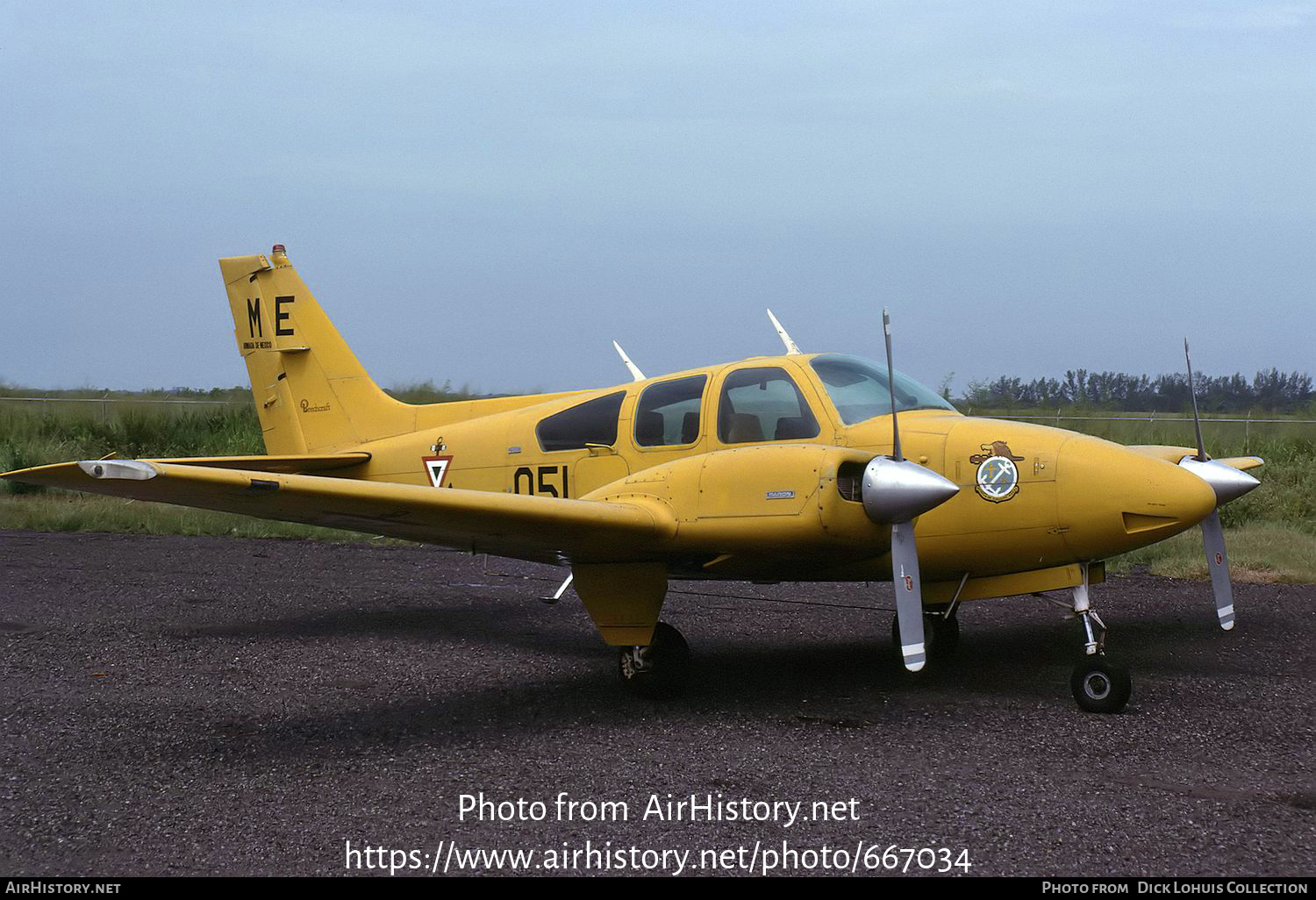 Aircraft Photo of ME-051 | Beech 95-B55 | Mexico - Navy | AirHistory.net #667034