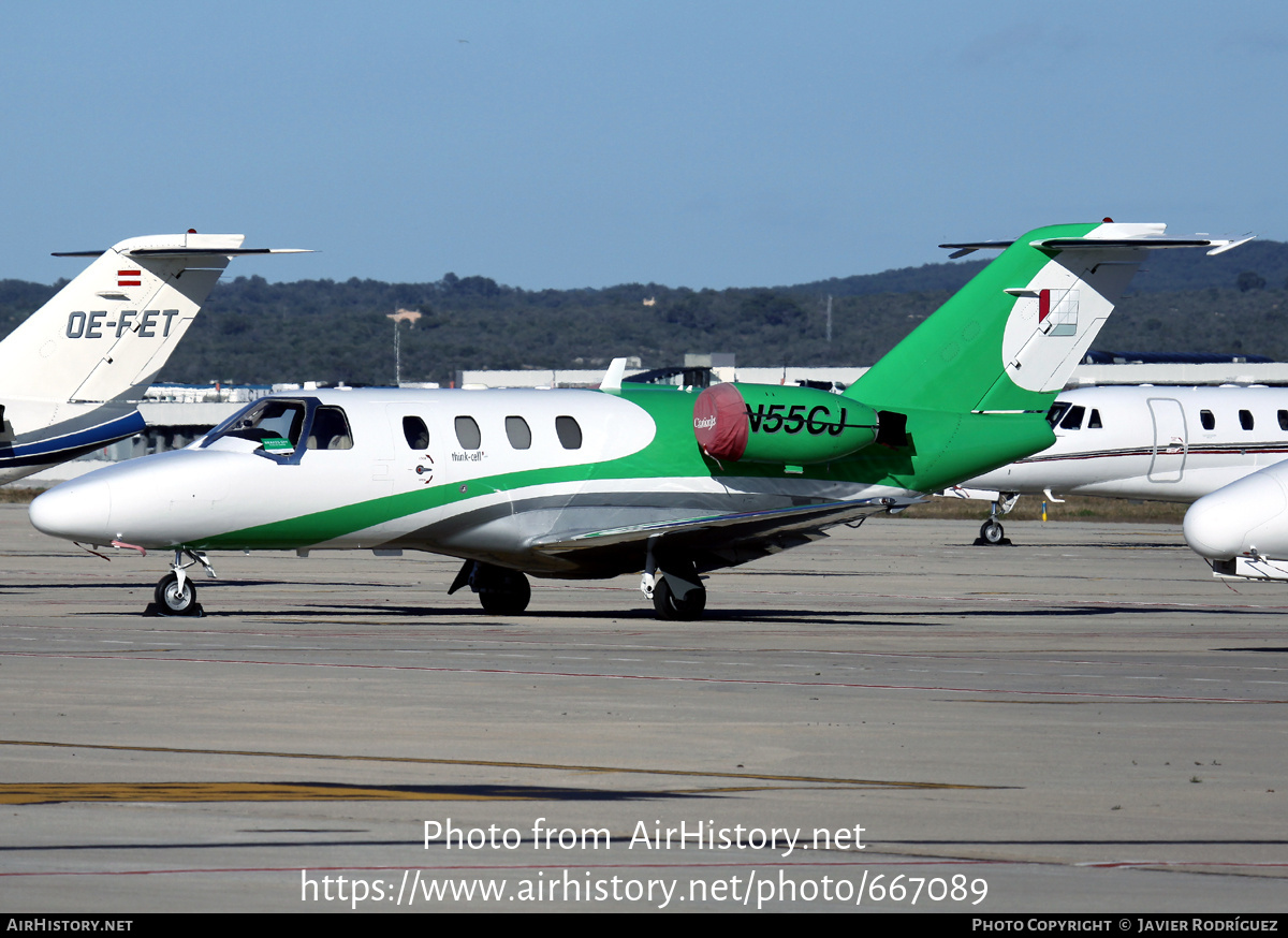 Aircraft Photo of N55CJ | Cessna 525 CitationJet | AirHistory.net #667089