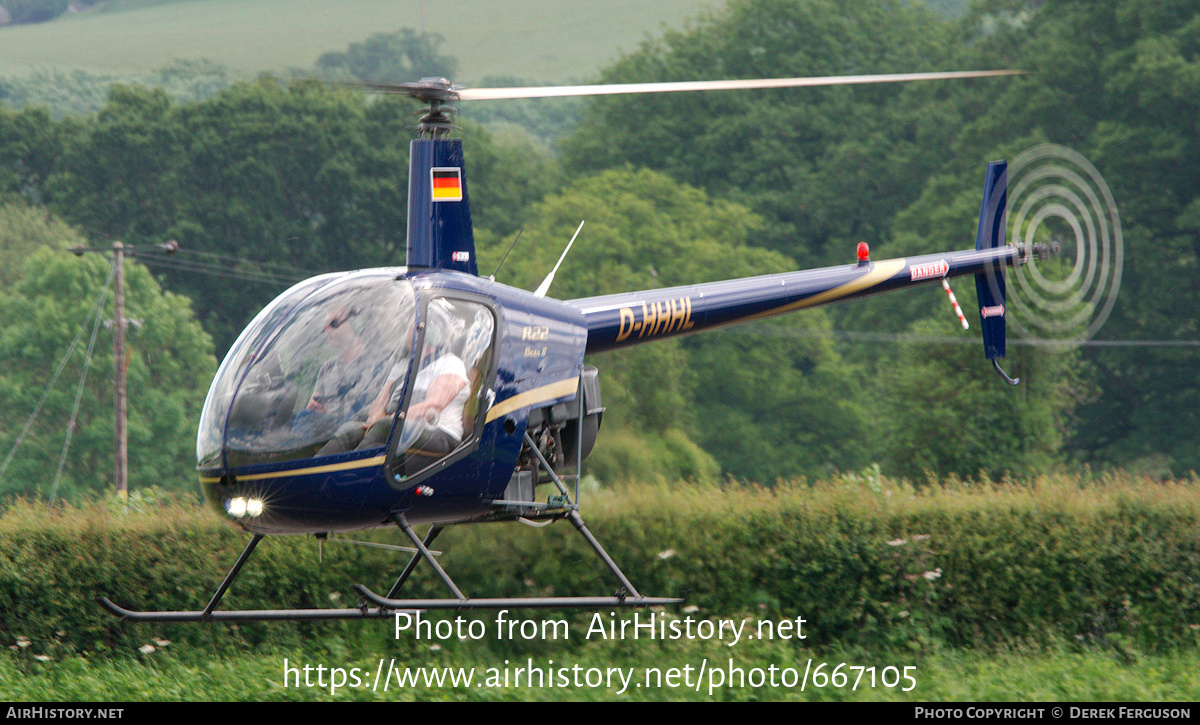 Aircraft Photo of D-HHHL | Robinson R-22 Beta II | AirHistory.net #667105