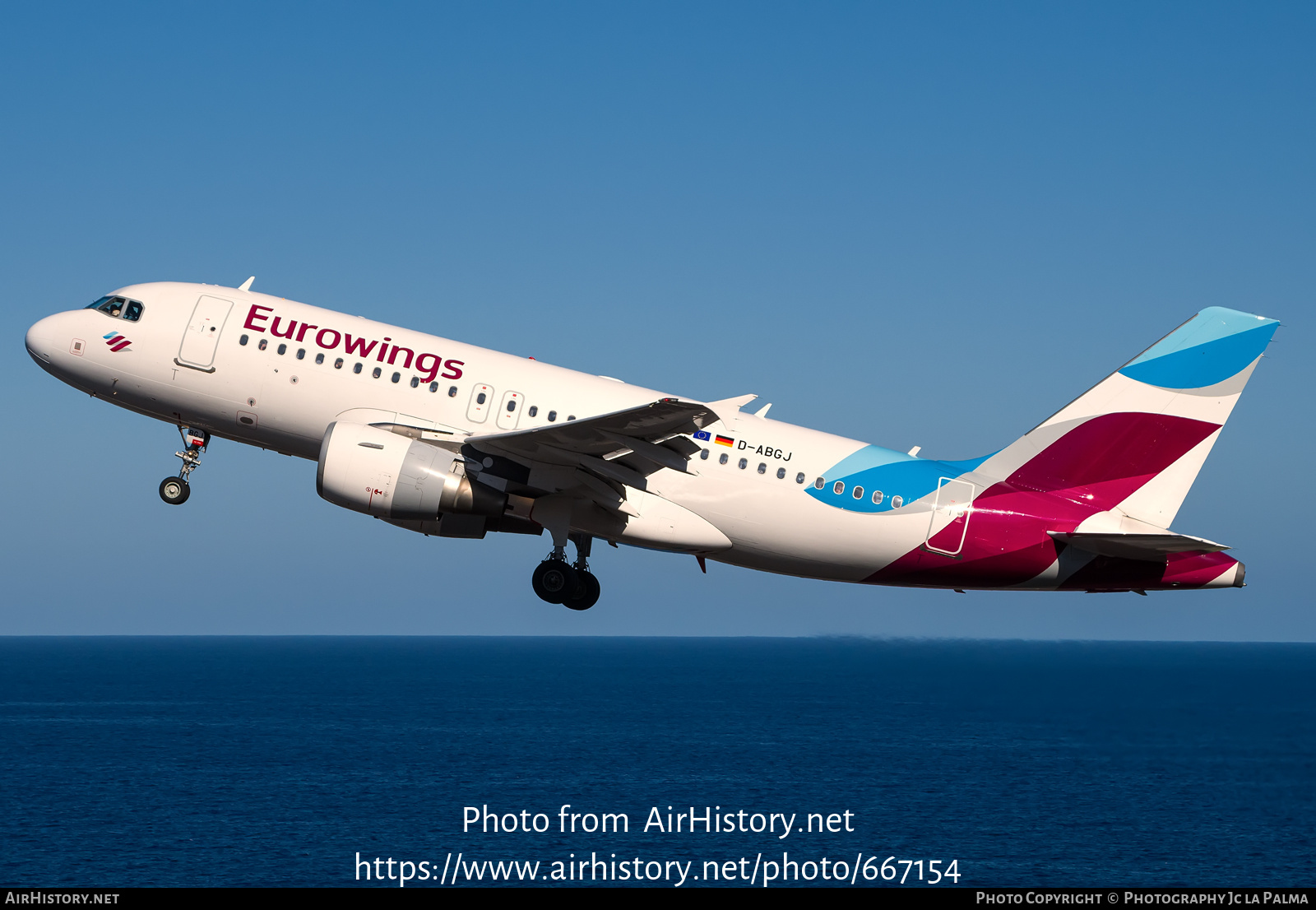 Aircraft Photo of D-ABGJ | Airbus A319-112 | Eurowings | AirHistory.net #667154