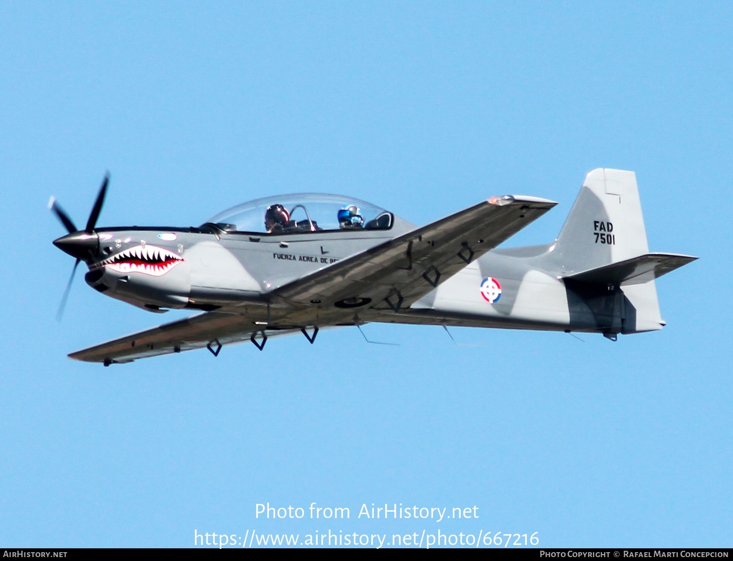 Aircraft Photo of 7501 / FAD 7501 | Flying Legend TP-75 Dulus | Dominican Republic - Air Force | AirHistory.net #667216