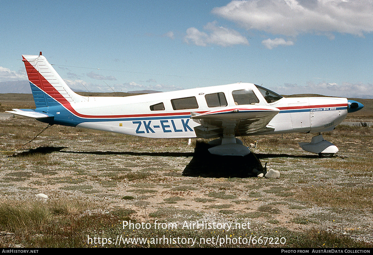 Aircraft Photo of ZK-ELK | Piper PA-32-260 Cherokee Six | AirHistory.net #667220