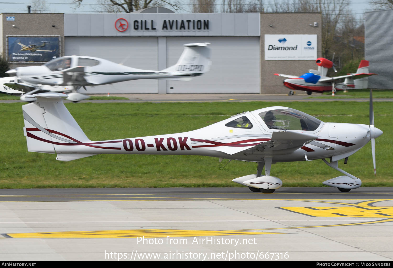 Aircraft Photo of OO-KOK | Diamond DA20C-1 Katana | AirHistory.net #667316