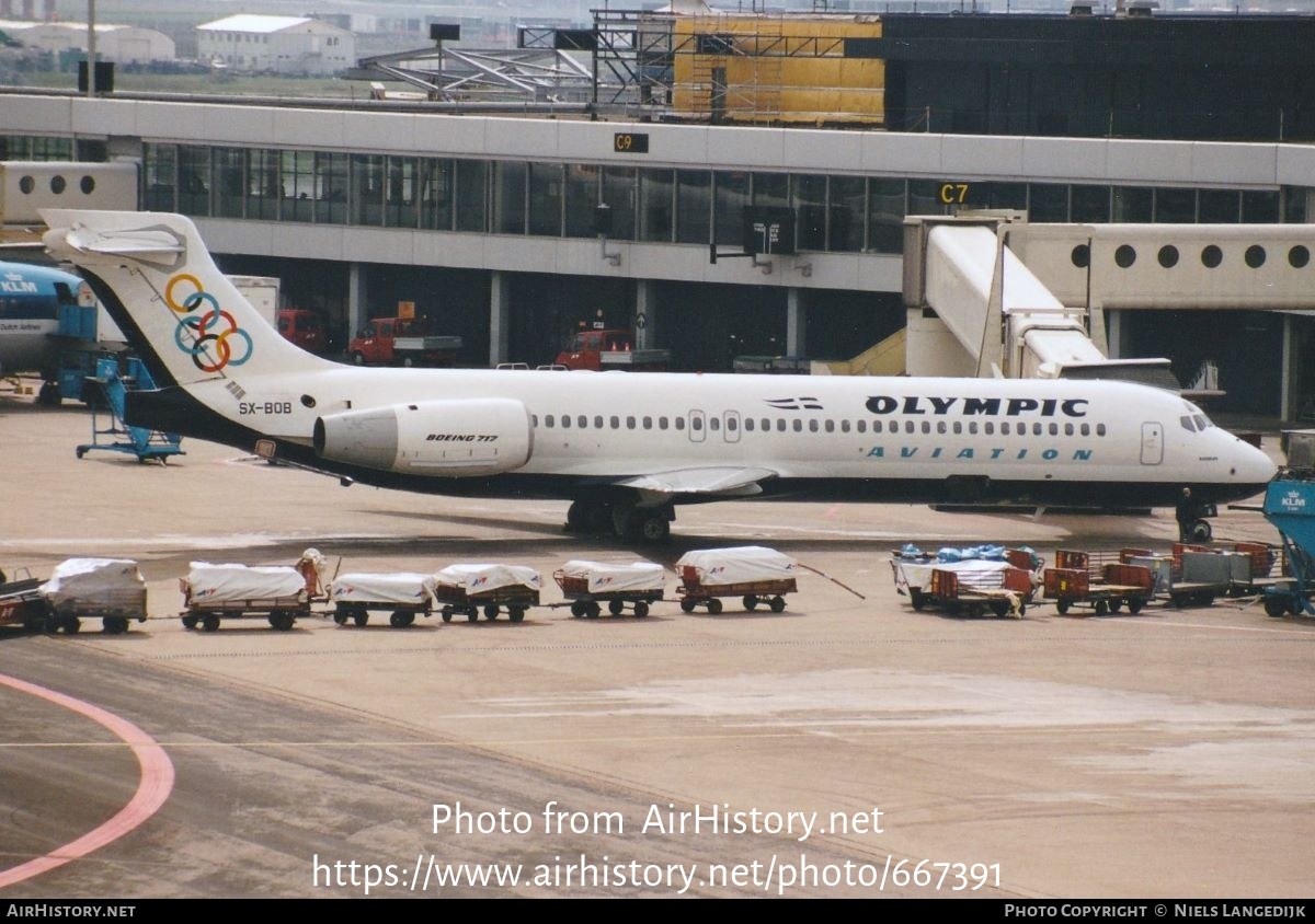 Aircraft Photo of SX-BOB | Boeing 717-2K9 | Olympic Aviation | AirHistory.net #667391