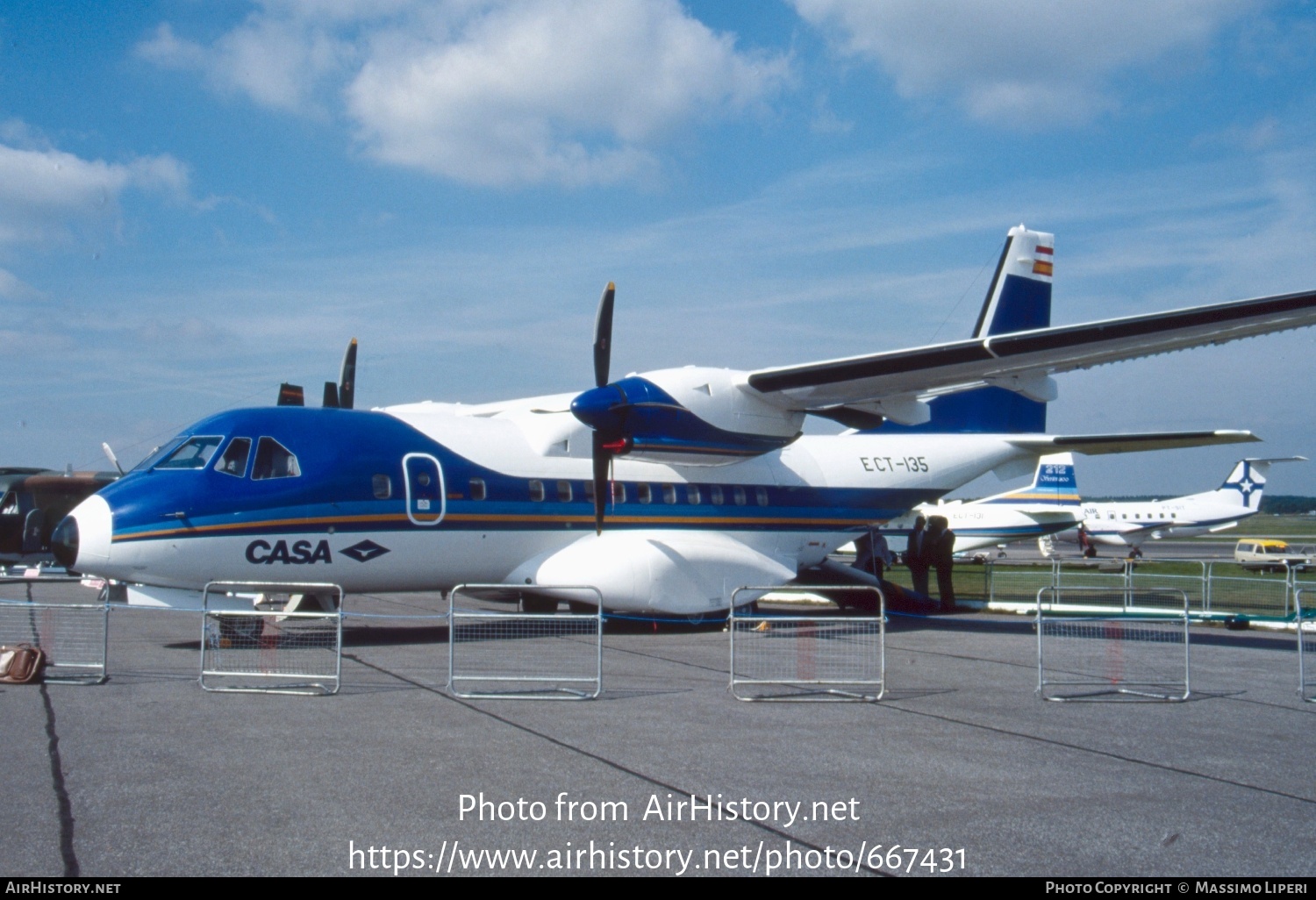 Aircraft Photo of ECT-135 | CASA/IPTN CN235-10 | CASA - Construcciones Aeronáuticas | AirHistory.net #667431