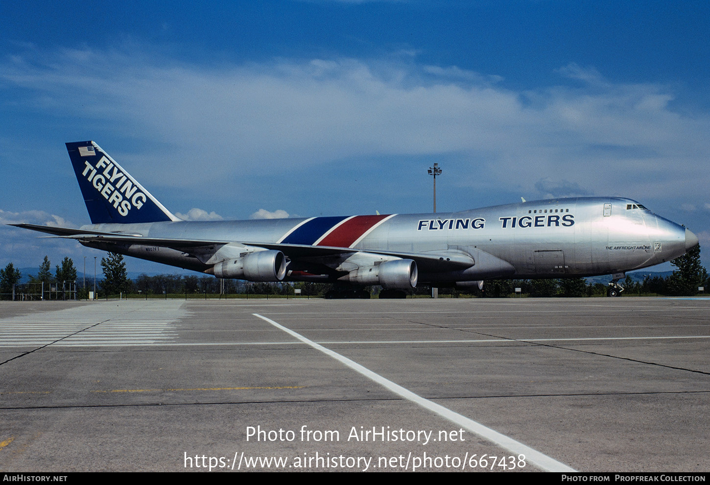 Aircraft Photo of N807FT | Boeing 747-249F/SCD | Flying Tigers | AirHistory.net #667438