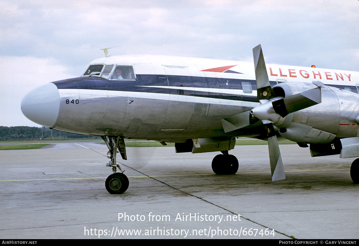 Aircraft Photo of N5840 | Convair 580 | Allegheny Airlines | AirHistory.net #667464