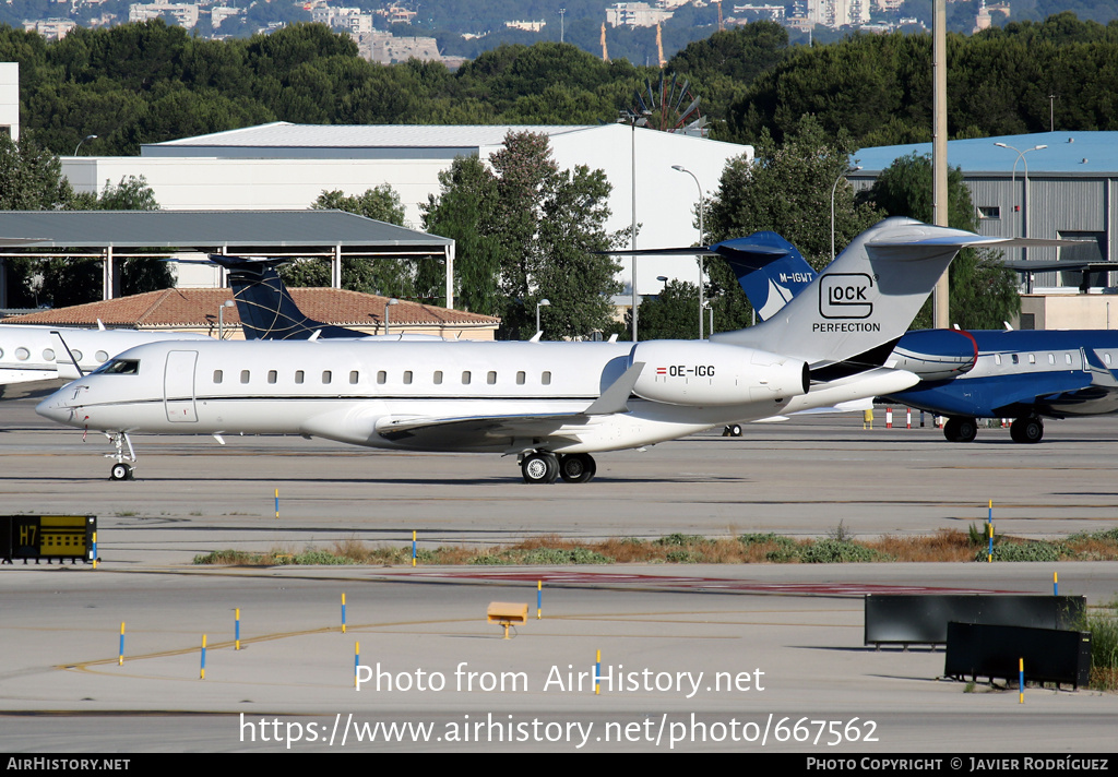 Aircraft Photo of OE-IGG | Bombardier Global Express XRS (BD-700-1A10) | Glock Aviation | AirHistory.net #667562