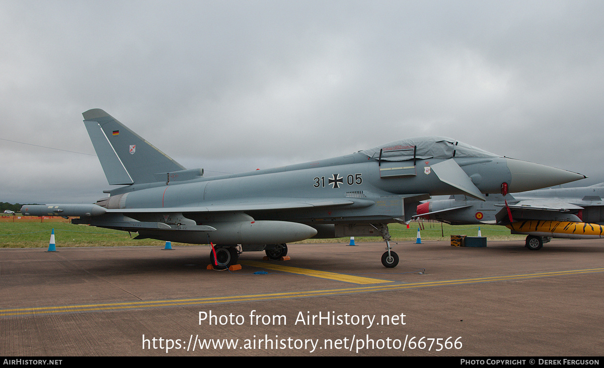 Aircraft Photo of 3105 | Eurofighter EF-2000 Typhoon S | Germany - Air Force | AirHistory.net #667566